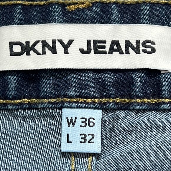 DKNY Jeans Men's Mercer Skinny Fit Stretch Blue Denim Jeans 36x32 NWT - Picture 6 of 12